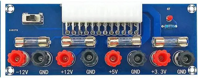 Alt view image 2 of 3 - KXA XH-M229 24 Pins ATX Benchtop Power Adapter Board Computer ATX Power Supply Breakout Adapter Module 12V 5V 3.3V Spot Steuermodul