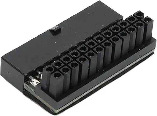 Alt view image 6 of 7 - ATX 24Pin Female to 24pin Male 90 Degree Power Adapter Mainboard Motherboard for Desktops PC Supply Changing The Mounting Direction of Cable(PW-007)