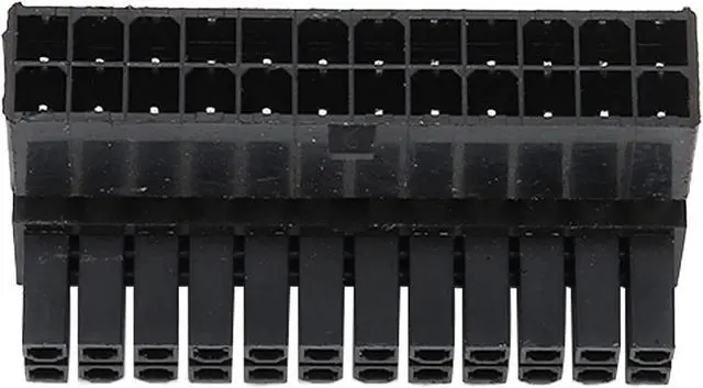 Alt view image 5 of 7 - ATX 24Pin Female to 24pin Male 90 Degree Power Adapter Mainboard Motherboard for Desktops PC Supply Changing The Mounting Direction of Cable(PW-007)