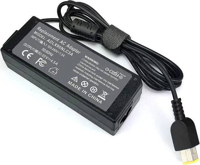 Main image of 90W 20V 4.5A USB Laptop Charger for Lenovo TkinPad X1 X240 X250 X270 Carbon T440 T470 T450S E431 Ideapad S210 S500 S510p U430 U430p U530 Touch G500 G500s 20263 Adapter Power Supply Cord