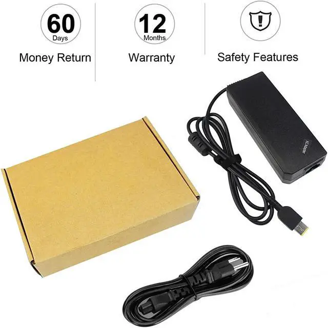 Alt view image 6 of 7 - 90W 20V 4.5A USB Laptop Charger for Lenovo TkinPad X1 X240 X250 X270 Carbon T440 T470 T450S E431 Ideapad S210 S500 S510p U430 U430p U530 Touch G500 G500s 20263 Adapter Power Supply Cord