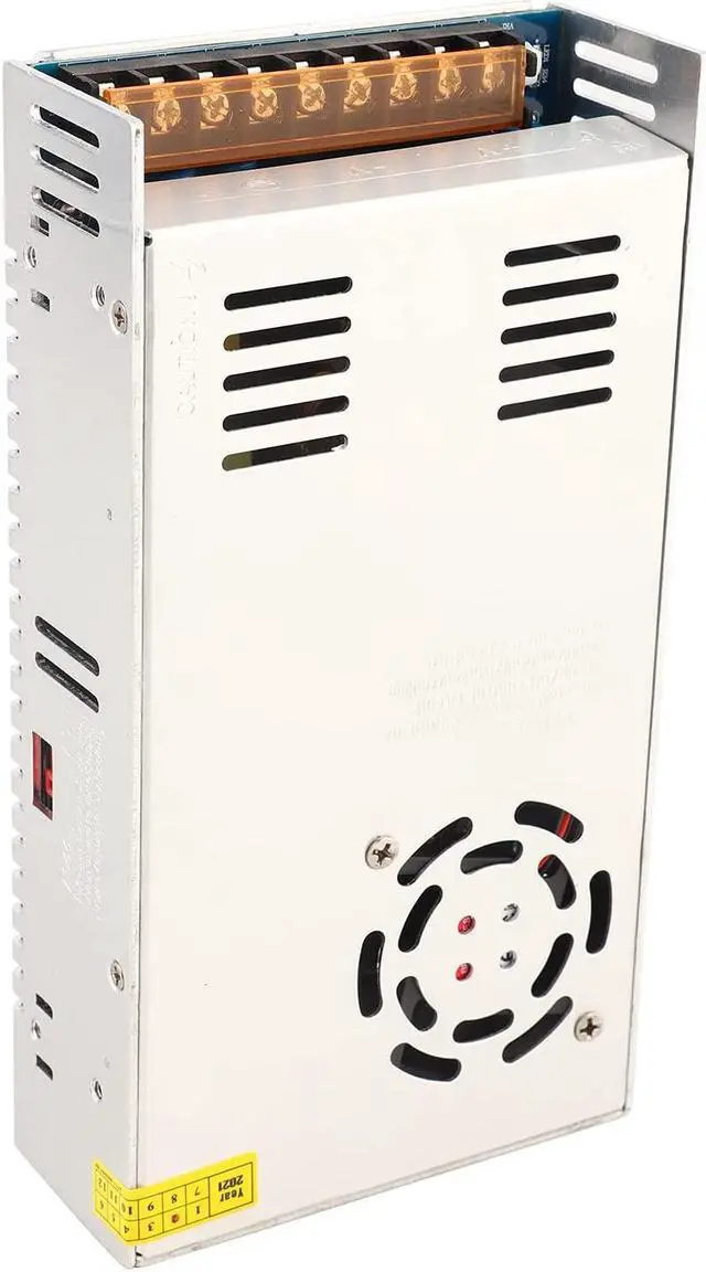 Alt view image 2 of 7 - Switch Power Supply, Multipurpose LED Durable Power Supply Adapter, Professional for Industrial Automation 3D Printer LED Display CCTV(S-600-12 (12V/50A/600W) AC110/220V±15%, pink)