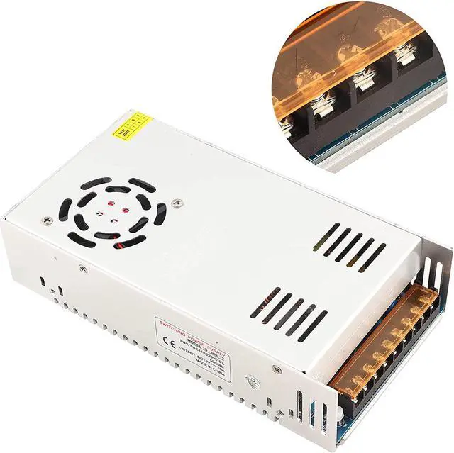 Alt view image 3 of 7 - Switch Power Supply, Multipurpose LED Durable Power Supply Adapter, Professional for Industrial Automation 3D Printer LED Display CCTV(S-600-12 (12V/50A/600W) AC110/220V±15%, pink)