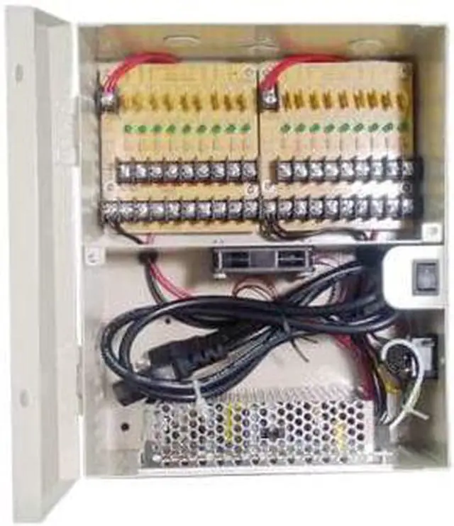 Main image of LTS DV-AT1212A-D18P 18 Ports 12 Amp PTC Power Supply Box for CCTV