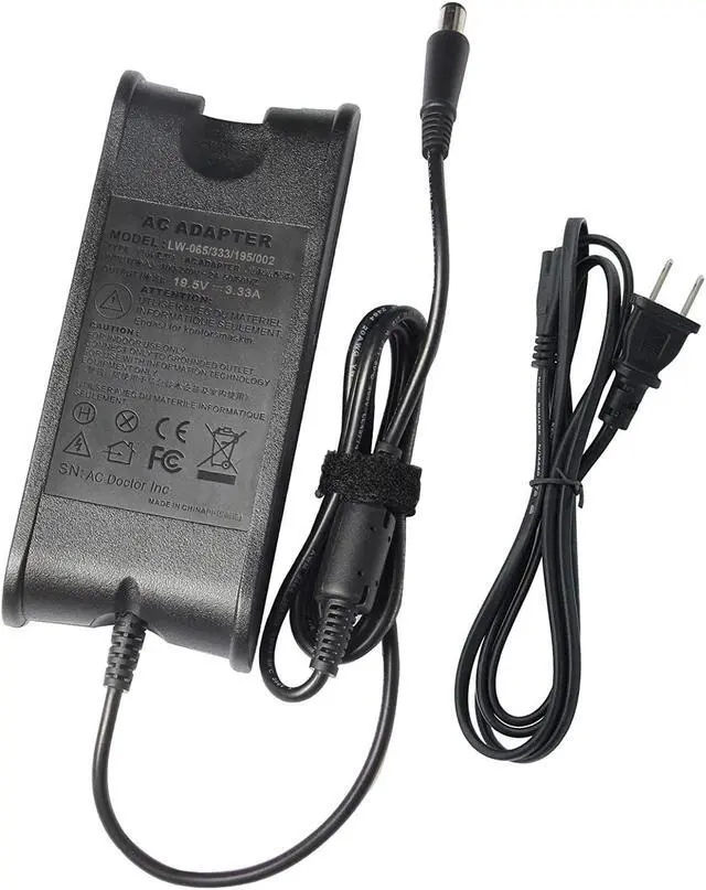 Main image of AC Doctor INC 19.5V 3.34A AC Adapter Power Charger 65W for Dell Inspiron 15-3531 15-3542 Dell Chromebook 11, 7.4x5.0mm