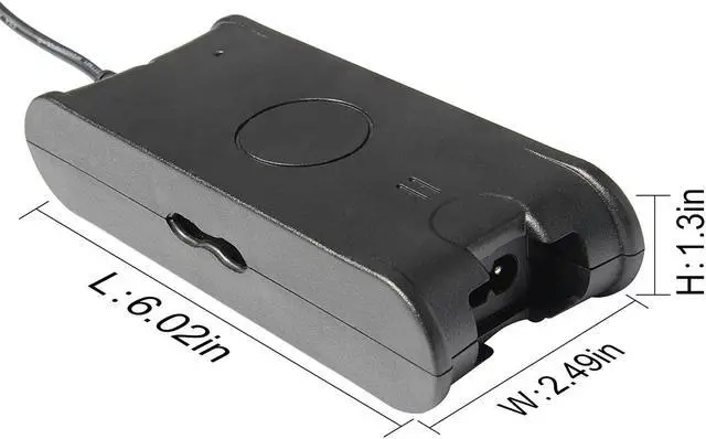 Alt view image 2 of 7 - AC Doctor INC 19.5V 3.34A AC Adapter Power Charger 65W for Dell Inspiron 15-3531 15-3542 Dell Chromebook 11, 7.4x5.0mm