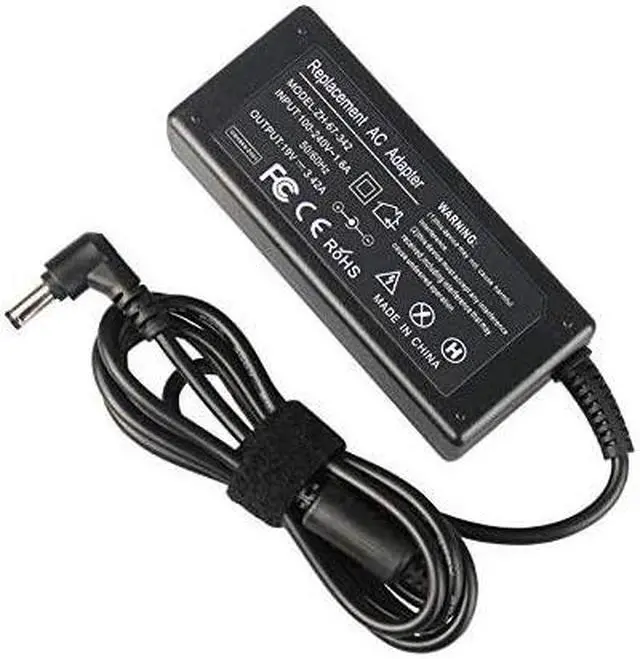 Alt view image 2 of 5 - 19V 3.42A AC Adapter for Toshiba R33030 N17908 V85 Netbook Charger Power Supply
