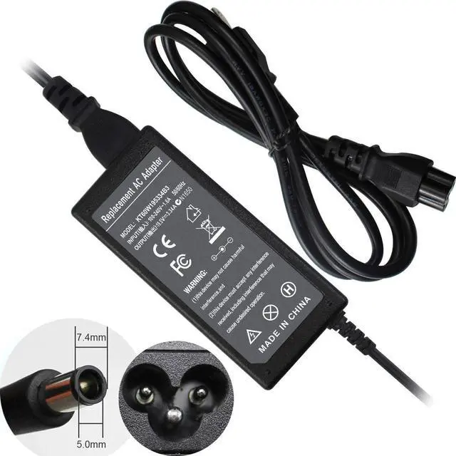 Alt view image 2 of 7 - 19.5V 3.34A AC Adapter Charger for Dell Chromebook 11 3180 3189 3120 Inspiron 15 3520 3521 3531 3541 3542 3543 3537 3458 15R 5520 5521 7520 N5110 N5040 N5050 5547 P26E 6TM1C LA65NS2-01 HA65NM130