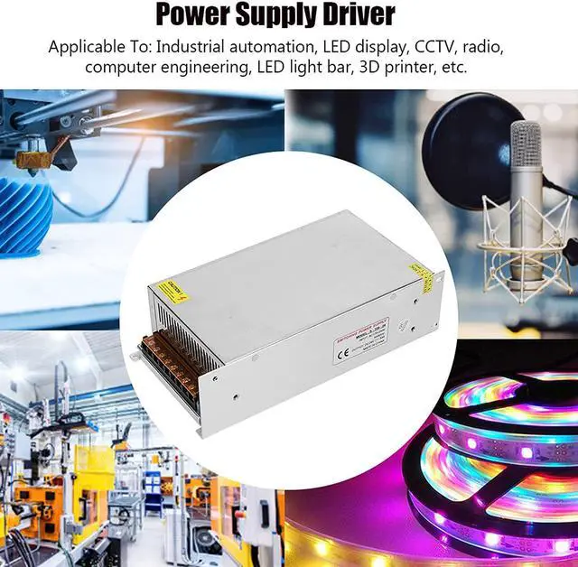 Alt view image 2 of 7 - Reliable Switch Power Supply Driver for Radio(S-720-24 (24V/30A/720W) AC170-250V, pink)