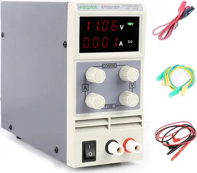Main image of youyu6-2o521 Mini Adjustable Digital DC Power Supply Laboratory Switching Power Supply 30V 5A 10A 0.01V 0.001A 110V 220V US/EU/AU Plug (Color : KPS305DF, Input Voltage : 110V-220V)
