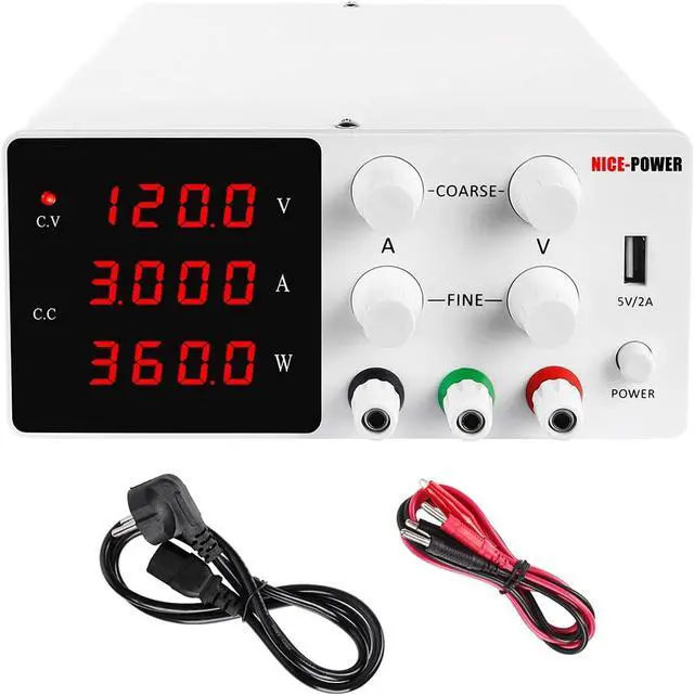 Main image of YKQJS-YQ benchtop Power Supply 7 Modes 120-V 3A Adjustable Power Supply Bench Mini Digital Power Bench Source Switching DC Lab Power Supplies Input 220-V 50Hz DC Voltage Regulator (Color : 120V3A E)