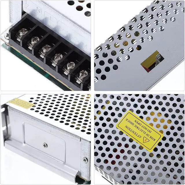 Alt view image 7 of 7 - Switching Power Supply 5V 40A: 2pcs 200W Output Power Adapter Driver for Video Multi Games Machine Console Cocktail CCTV Computer DIY Horizontal New