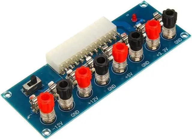 Alt view image 5 of 7 - SH-CHEN 5pcs XH-M229 Desktop Computer Chassis Power Supply High Efficiency Module ATX Transfer Board Power Output Terminal Module Module Receivers Accessories