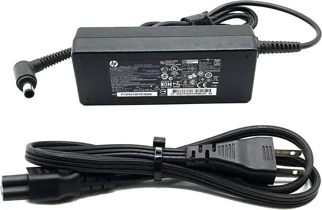 Alt view image 6 of 6 - HP Original 65W Laptop Charger for HP Pavilion dv6 dv7 Series Notebook Power-Adapter-Cord