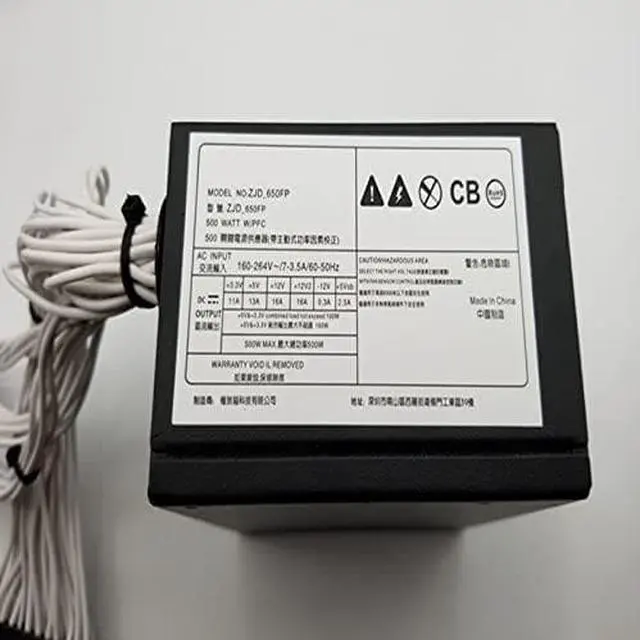 Alt view image 5 of 6 - PSU for Zhijidian Mini ITX SFX A50 A60 500W Power Supply ZJD-650FP