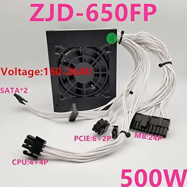 Alt view image 6 of 6 - PSU for Zhijidian Mini ITX SFX A50 A60 500W Power Supply ZJD-650FP