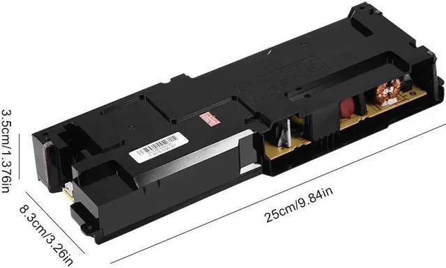 Alt view image 3 of 7 - Power Source for PS4 Game Console CUH-1100A Series Replacement 100-240V Power Unit Adapter