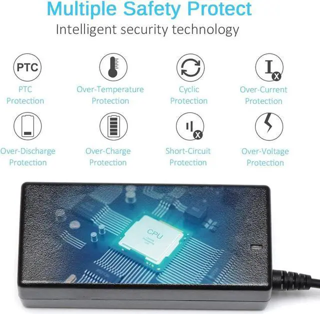 Alt view image 3 of 7 - 19V 3.42A 65W Replacement Laptop Battery Charger for Acer ChromeBook C720 C720P 11 13 14 15 R11 CB3 CB5 Series AC Adapter Power Supply Cord