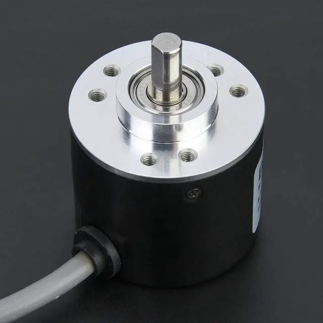 Alt view image 5 of 7 - General-Purpose Encoder, Cable Length 2m ASIC Devices 38mm Diameter Encoder Anti- Interference for Power Supply Reverse Wiring Protection Conversion(100P/R)