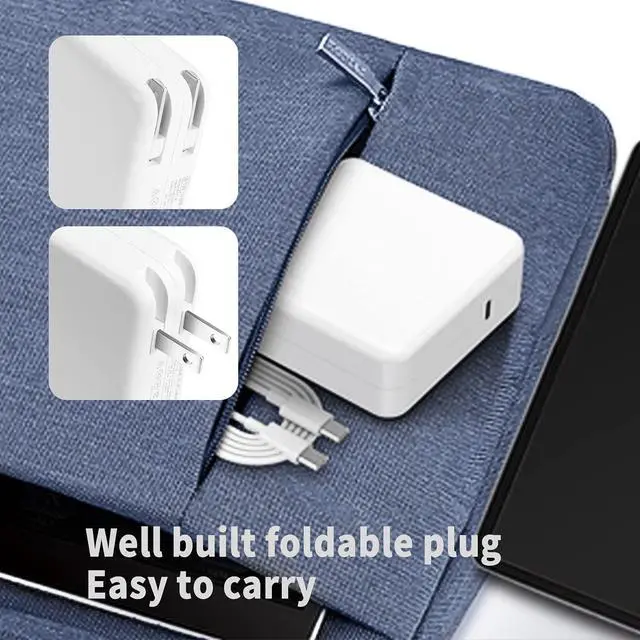Alt view image 6 of 7 - Replacement for Mac Book Pro Charger, 87W USB C Air Charger Power Adapter Compatible with MacBook Pro 13,15 inch, New Mac Air 13 inch 2018-2020, iPad Pro 12.9, 11 and Other USB C Devices