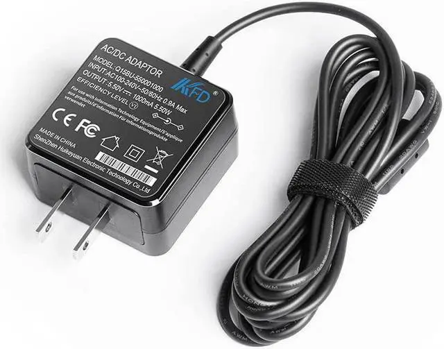 Alt view image 3 of 7 - KFD 5.5V AC Adapter for PANASONIC Cordless Phone PQLV219z PQLV219 PQLV207 PQLV209 PQLV219Y PNLV226 KX-TG4011N KX-TG4012N KX-TG4013N KX-TG4021N KX-TG4022N KX-TG4023N KX-TG4023SK KX-TG4024N KX-TG1035S
