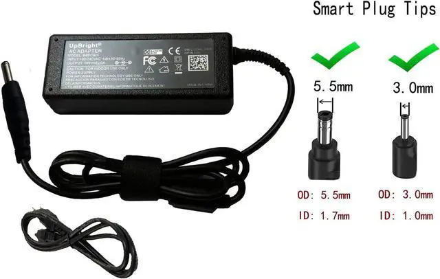 Alt view image 5 of 5 - UpBright 19V 2.37A AC/DC Adapter Compatible with Acer Aspire Liteon PA-1450-26 NSW26763 N17908 R33275 PA-145026 Laptop Notebook PC 19VDC 2100mA 2370mA 19.0V 2.1A 40W 45W Power Supply Battery Charger