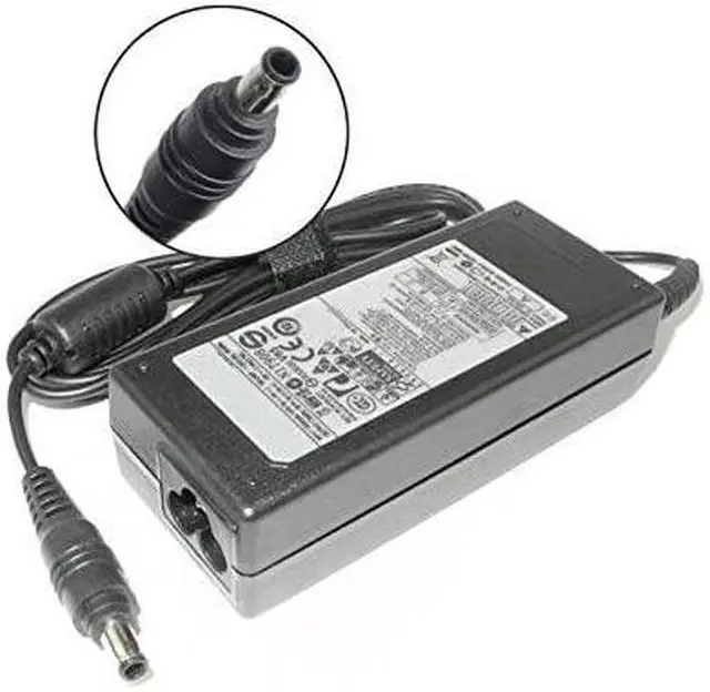 Alt view image 3 of 3 - Huiyuan Laptop Adapter 19V 3.16A 60W Power AC Adapter for Samsung Charger AD-6019R AD-6019 CPA09-004A ADP-60ZH D PA-1600-66 ADP-60ZH A AD-6019R SPA-P30