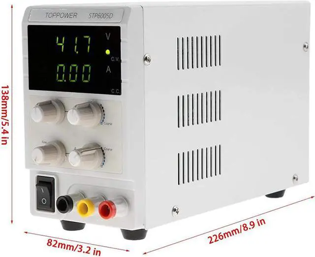 Alt view image 7 of 7 - Power Supply DC Power Supply Voltage stabilizer Regulated Power Supply for Factory Maintenance(U.S. regulations)