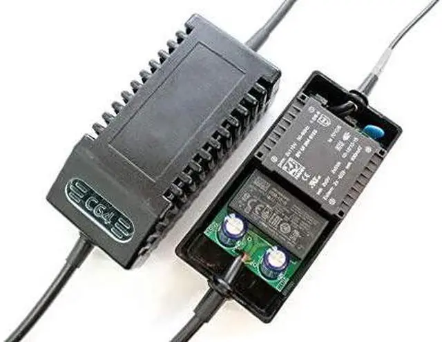 Alt view image 5 of 7 - C64 PSU Modern Black UK - Replacement Commodore 64 Power Supply, UK Plug
