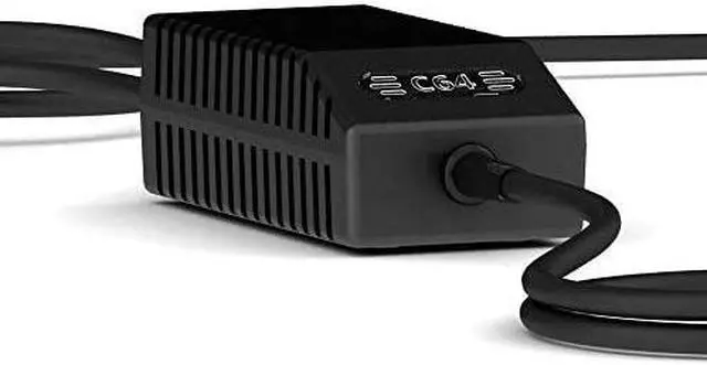 Alt view image 4 of 7 - C64 PSU Modern Black UK - Replacement Commodore 64 Power Supply, UK Plug