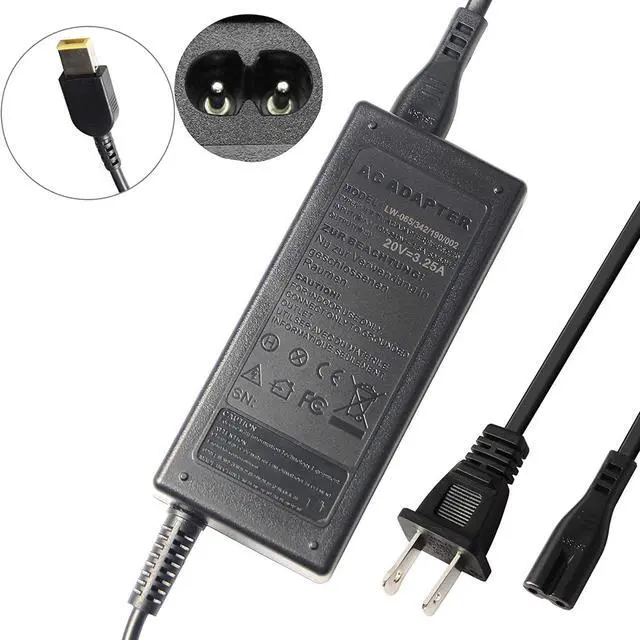 Alt view image 7 of 7 - Laptop Charger for Lenovo ThinkPad T450 T450s W550s X1 Carbon; IdeaPad Yoga 2 Pro 11 11e 13; Flex 2 3 11 15 15D 14 10; Chromebook N20 N20p Slim-Tip Power Supply Cord 65W 20V 3.25A