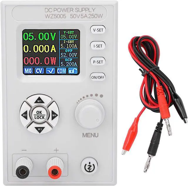 Main image of Regulated Power Supply DC6-55V to DC0-50V 250W 5A Adjustable Switching Control with 4?Digit LCD Display WZ5005