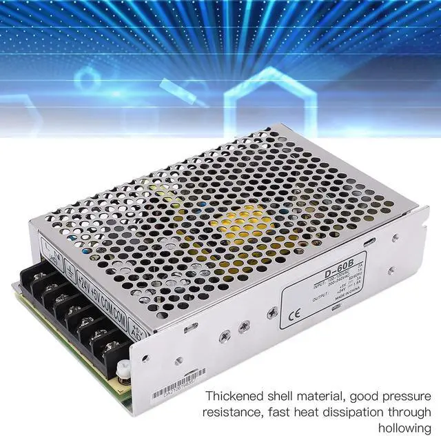 Alt view image 3 of 7 - Switching Power Supply,D?60B DC Power Supply 5V 24V Double Output Switching Power Supply for Electronic Machinery 100V?240V