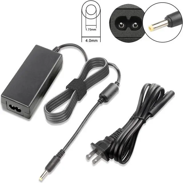 Alt view image 6 of 7 - Fancy Buying 30W AC Adapter for HP Mini 100e 102 110c 110 200 210 210t 1000 1100 1101 1104 2102 700 705 730 735 CQ10 Series Power Charger (Adapter)