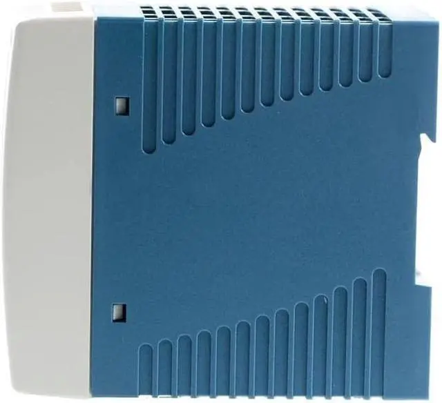 Alt view image 5 of 7 - MW Mean Well Plastic Case MDR-100W-12/24/48V Ultra Slim Class I Single Output Industrial DIN Rail AC-DC Power Supply (MDR-100-24)