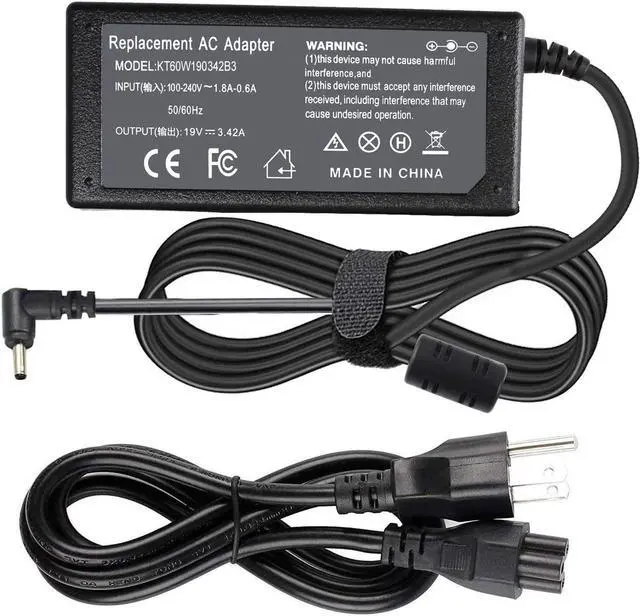 Main image of 65W AC Adapter Charger for Acer Chromebook 11 R11 13 14 15 C720 C730 C731 CB3 CB5 CB3-111 CB3-131 CB3-132 CB5-311 CB3-431 CB3-531;Aspire P3 P3-131 R11 R14 R5-471T S7 S7-191 S7-391 S7-392 PA-1450-26