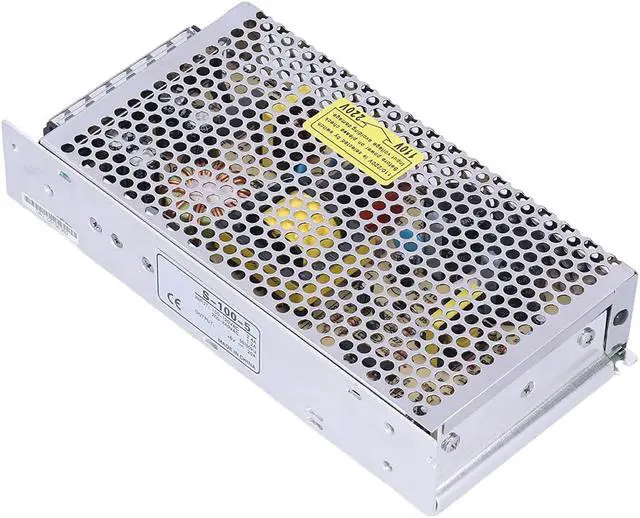 Alt view image 7 of 7 - Switching Power Supply AC 100-220V to DC 12V/20V/24V Quick Heat Dissipation 3 Models DC Adapter for Computer Project Monitor Camera AC to DC Power Supply(S-100-5)