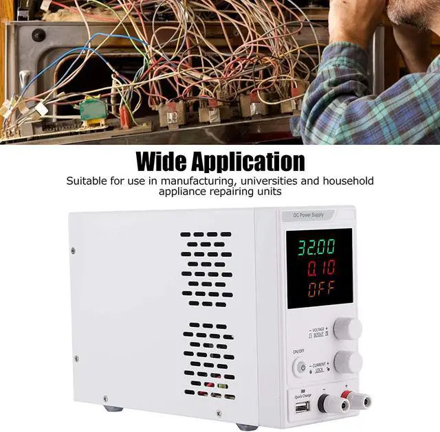 Alt view image 5 of 7 - Regulated Power Supply, DC Power Supply Economical Simple and Elegant for Manufacturing(#1)
