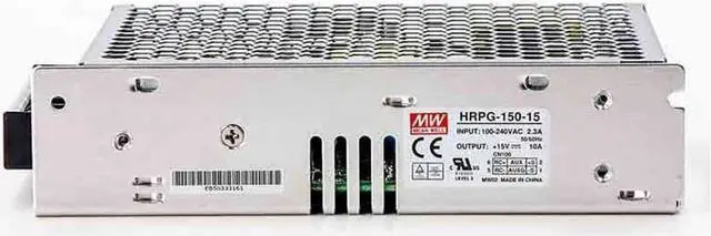 Alt view image 3 of 6 - MW Mean Well Enclosed Type HRPG-150W-12/15/24/3.3/36/48/5/7.5V PFC HRP(G) Series 150W Single Output with PFC Function Power Supply (HRPG-150-15)