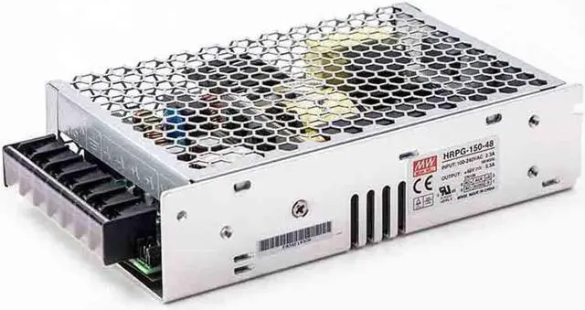 Main image of MW Mean Well Enclosed Type HRPG-150W-12/15/24/3.3/36/48/5/7.5V PFC HRP(G) Series 150W Single Output with PFC Function Power Supply (HRPG-150-48)