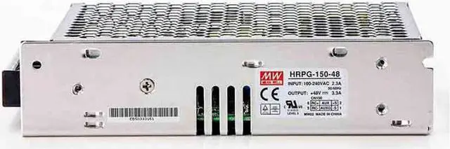 Alt view image 3 of 6 - MW Mean Well Enclosed Type HRPG-150W-12/15/24/3.3/36/48/5/7.5V PFC HRP(G) Series 150W Single Output with PFC Function Power Supply (HRPG-150-48)