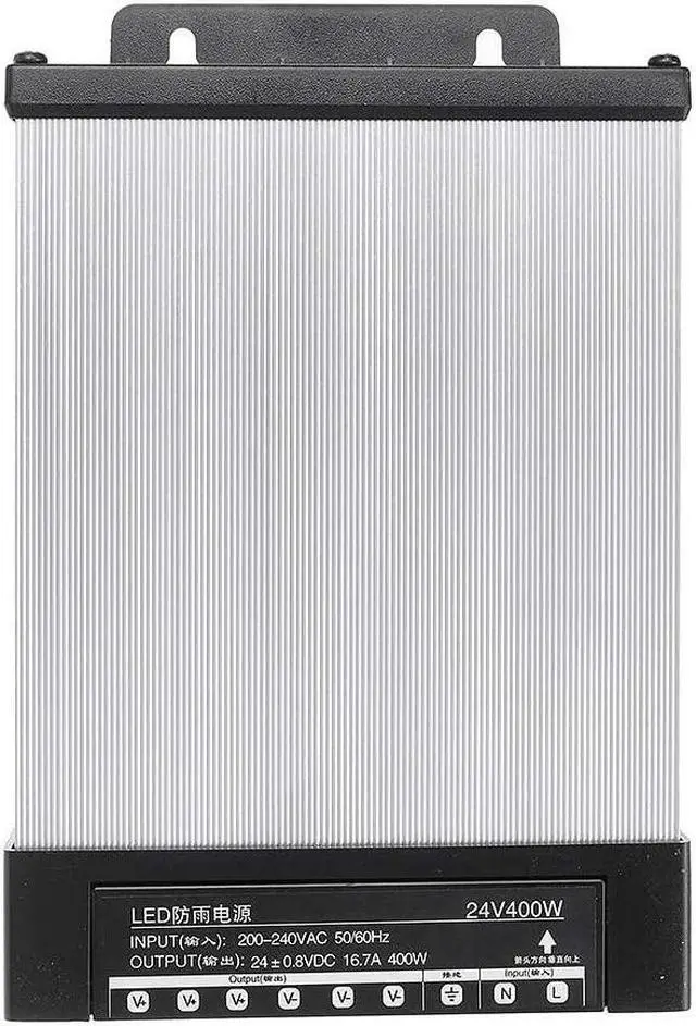 Alt view image 5 of 7 - SHELLSK Power Module Parts AC200-240V to DC24V 17A 400W LED Rainproof Switching Power Supply 165 * 120 * 58mm for Maintenance