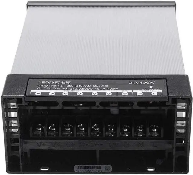 Alt view image 3 of 7 - SHELLSK Power Module Parts AC200-240V to DC24V 17A 400W LED Rainproof Switching Power Supply 165 * 120 * 58mm for Maintenance