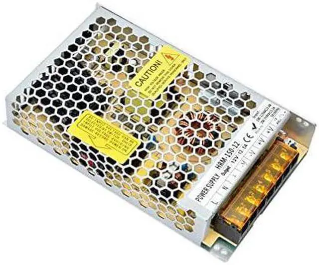Main image of HXY2020 Power Supply Module LED Ultra-Thin Switch Power Supply 150W 100~115VAC/2.4A Or 200~230VAC/1.2A to DC12V/12.5A Light Strip Power Supply Voltage Conversion Module