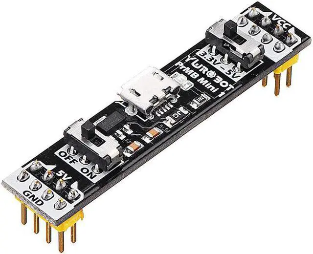 Main image of SHELLSK Power Module Parts Breadboard Power Supply Module Circuit Test 3.3V 5V Switchable for for Maintenance