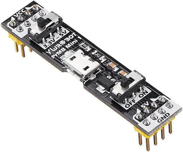 Alt view image 2 of 7 - SHELLSK Power Module Parts Breadboard Power Supply Module Circuit Test 3.3V 5V Switchable for for Maintenance