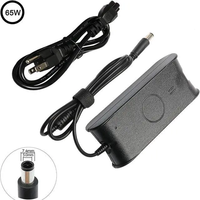 Alt view image 3 of 6 - Keyiyou Charger 65w 3.34A 19.5V AC Adapter for DELL Inspiron 1501 1520 1525 1546 3521 3537 3542 5542 5545 5547 5548 5580 7547 7548 15R SE 7520 5520 5521 Laptop Power Cord