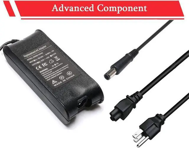 Alt view image 2 of 6 - Keyiyou Charger 65w 3.34A 19.5V AC Adapter for DELL Inspiron 1501 1520 1525 1546 3521 3537 3542 5542 5545 5547 5548 5580 7547 7548 15R SE 7520 5520 5521 Laptop Power Cord