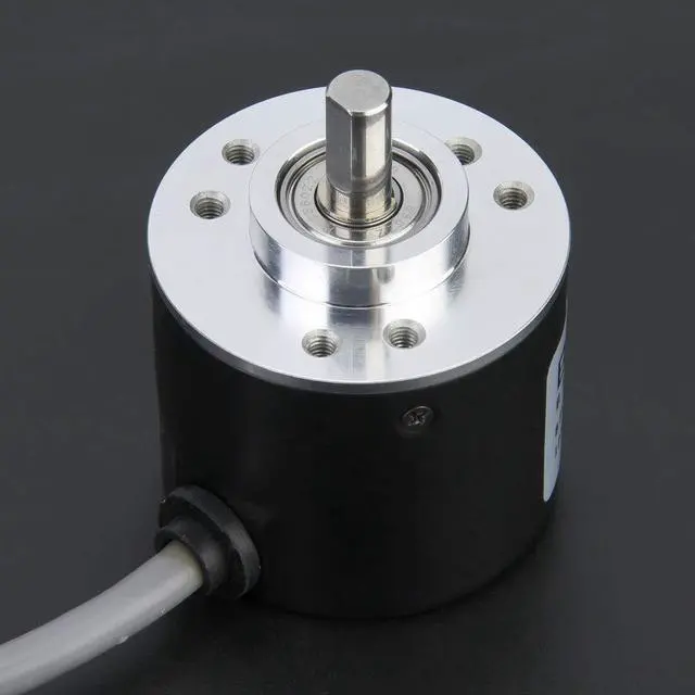 Alt view image 4 of 7 - Incremental Encoder, Encoder Anti- Interference ASIC Devices 38mm Diameter Cable Length 2m for Power Supply Reverse Wiring Protection Conversion(600P/R)