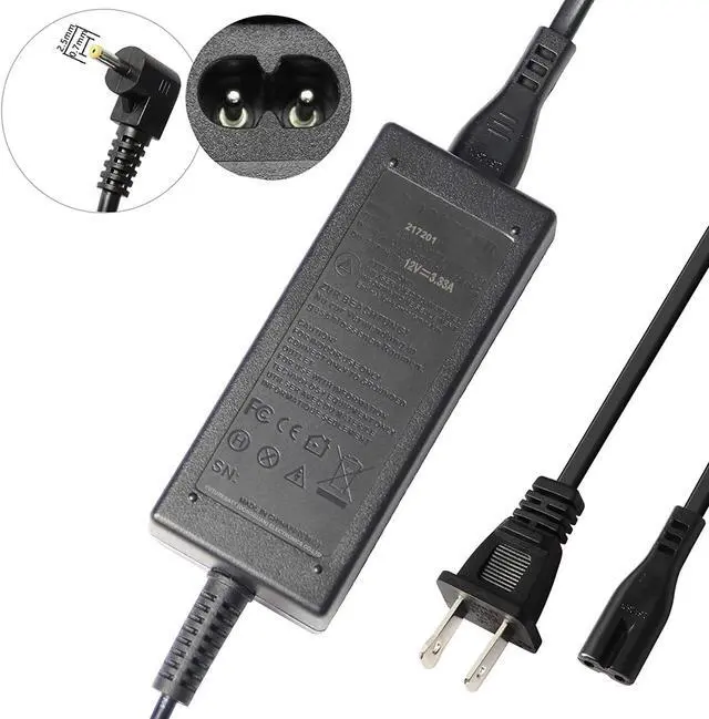 Alt view image 3 of 4 - Futurebatt 12V 3.33A AC Adapter Charger for Samsung Chromebook 2 3 Xe303c12 Xe303c12-a01us Xe500c13 Xe503c12 Xe500c12-k01us Xe503c32-k01us Np930x2k, Chromebook ATIV Smart PC XE500T1C XE700T1C